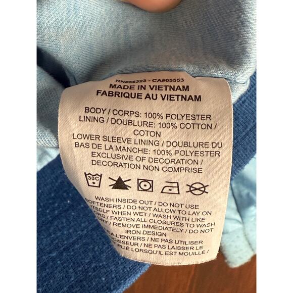 Nike Sportswear NSW Windrunner Hooded Full Zip Jacket Woven Blue Kids Small GUC - Picture 6 of 10